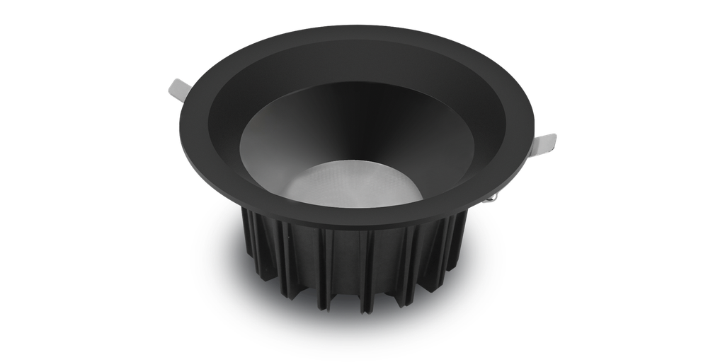 Downlight ASSIA 14-20W 6 - Diam 176MM - Déc. 150MM CCT changing - Noir