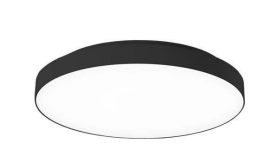 Disc LED 32cm 10-14-18-22W 4000K+MW+secours noir