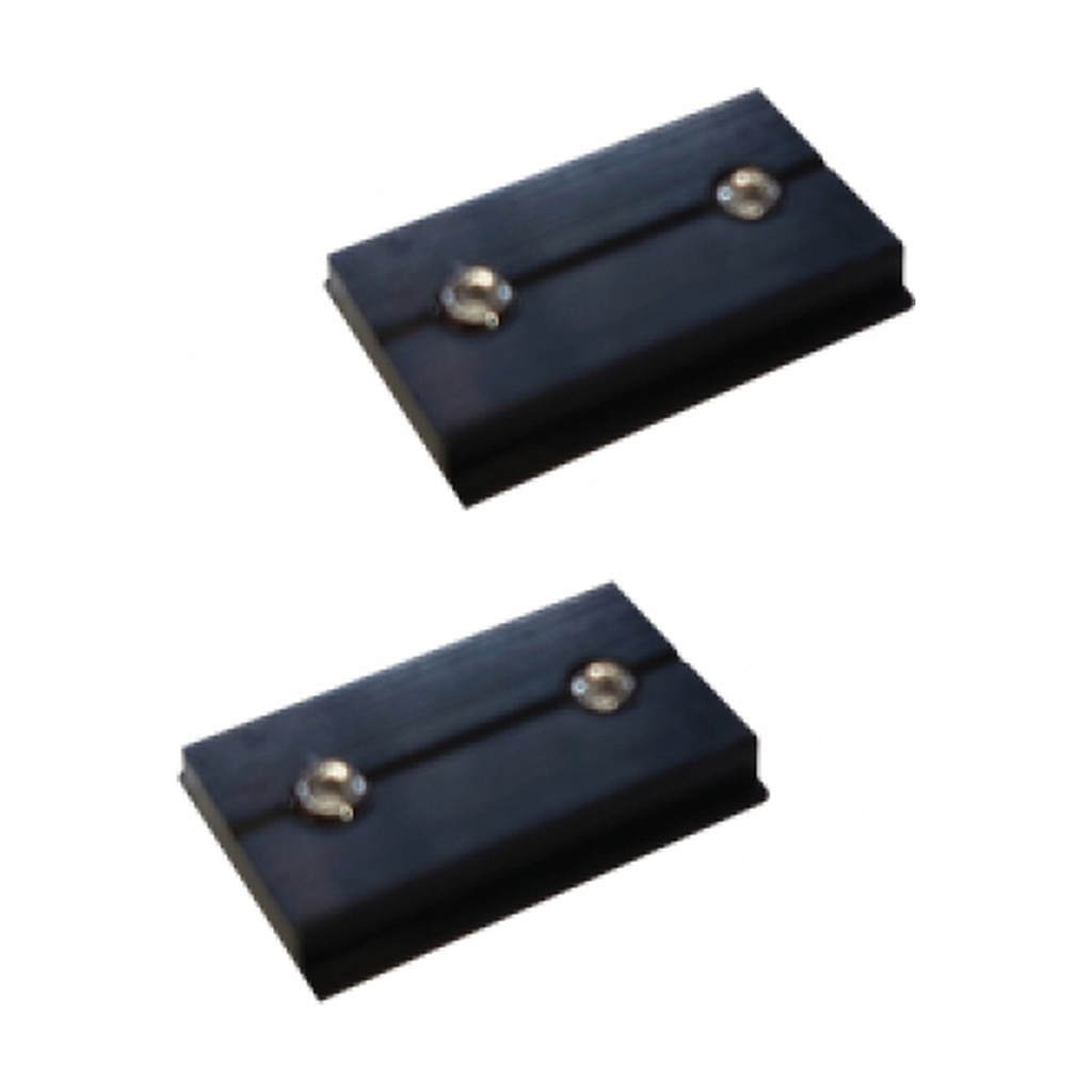 STRAIGHT MECHANIC CONNECTOR FOR SURFACE ULTRA SLIM MAGNETIC TRACK 15MM BLACK