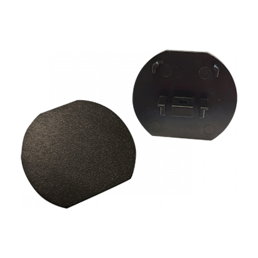 END CAP FOR PENDANT ROUND MAGNETIC TRACK 15MM BLACK