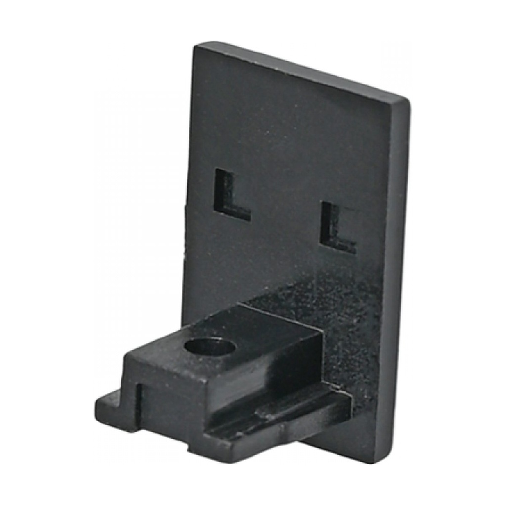 END CAP FOR MAGNETIC TRACKS 5MM , BLACK MATT