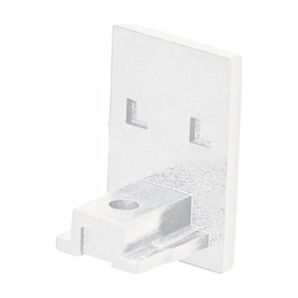 END CAP FOR MAGNETIC TRACKS 5MM , WHITE MATT