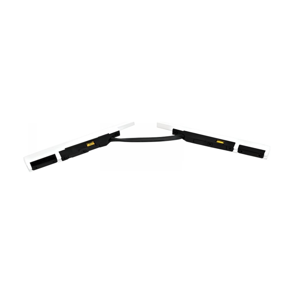 FLEX CONNECTOR FOR MAGNETIC TRACKS 5MM ,WHITE MATT