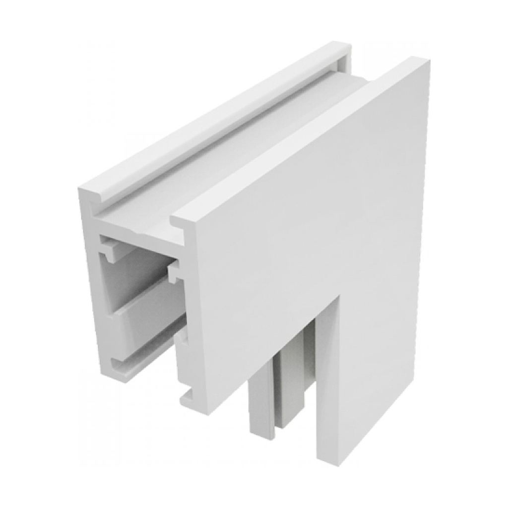 VERTICAL INNER CORNER FOR SURFACE MAGNETIC TRACKS 5MM ,WHITE MATT