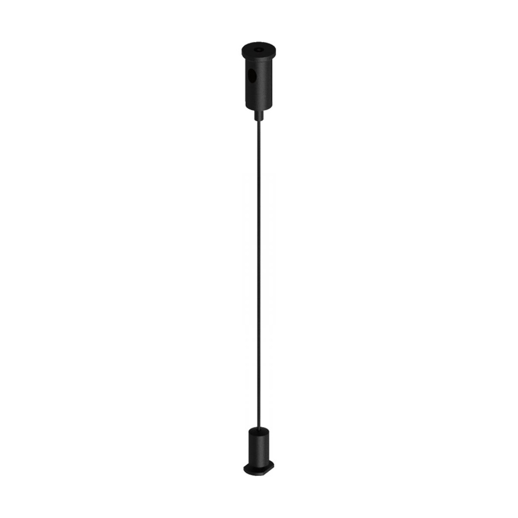 SUSPENSION KIT FOR PENDANT MAGNETIC TRACKS 5MM ,BLACK MATT