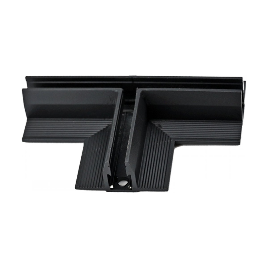 T CONNECTOR FOR FOR TRIMLESS MAGNETIC TRACKS 5MM, BLACK MATT