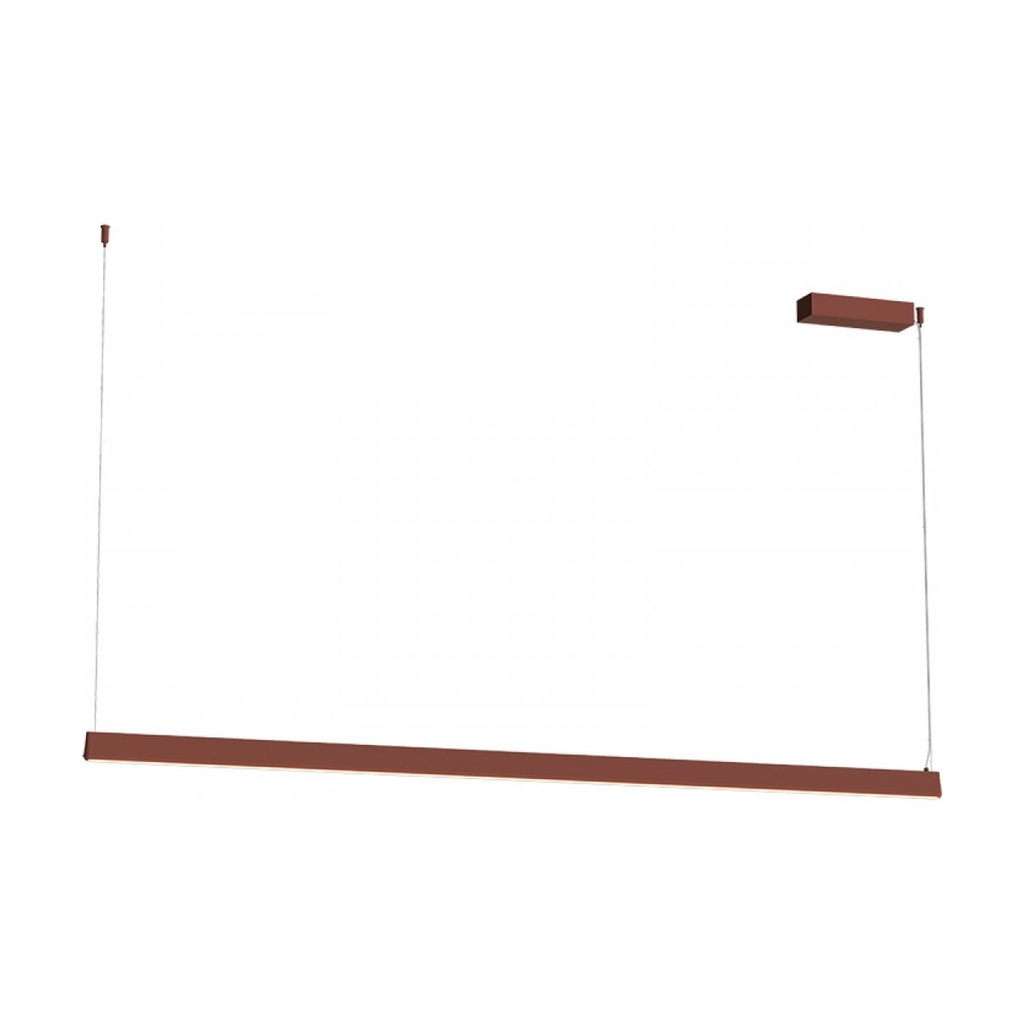 PENDANT LED LINE LIGHT 32W 3000K TRIAC SANDY BRICK RED