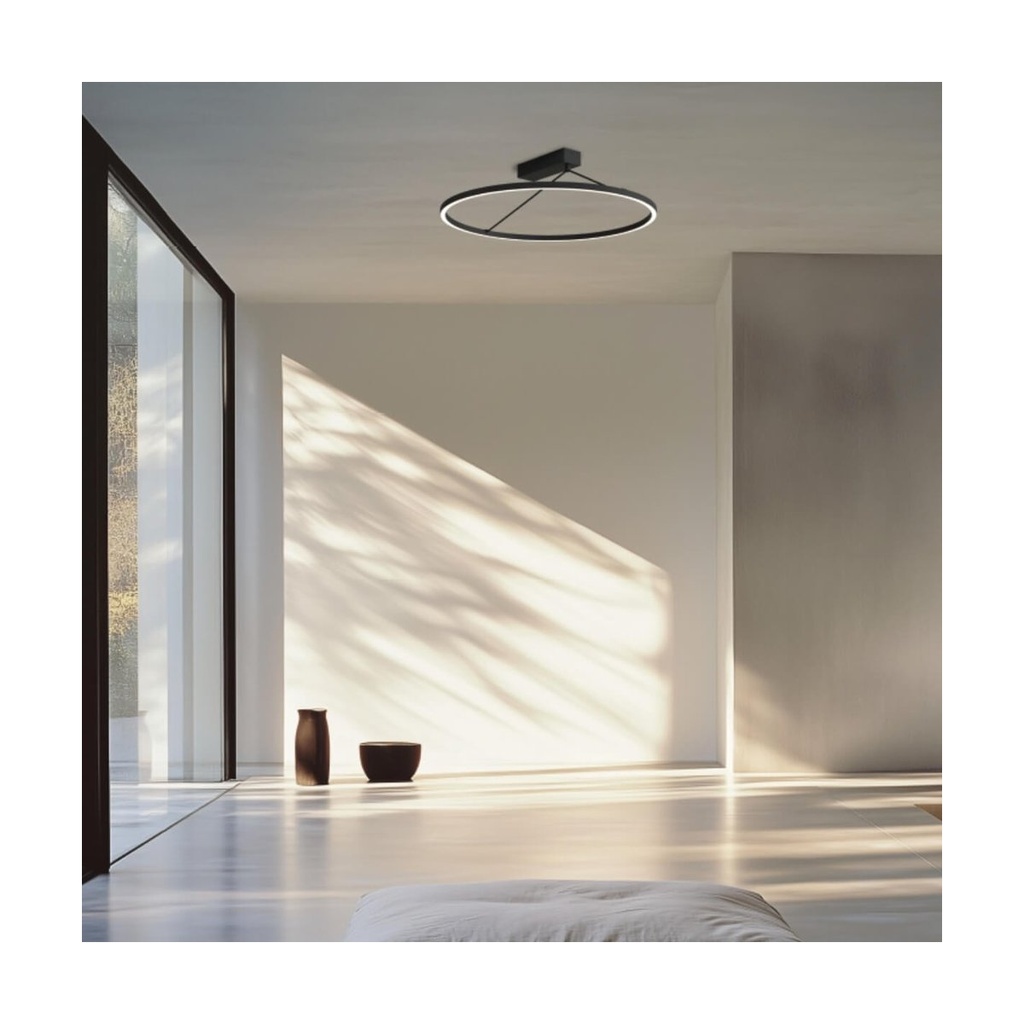 CEILING LED LIGHT 51W 3000K TRIAC SANDY BLACK