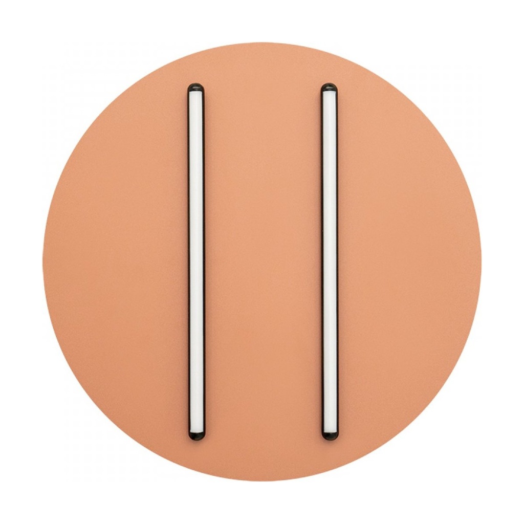 CEILING LED LIGHT 28W 3000K BLACK MATT STICK - SANDY BRICK RED BASE
