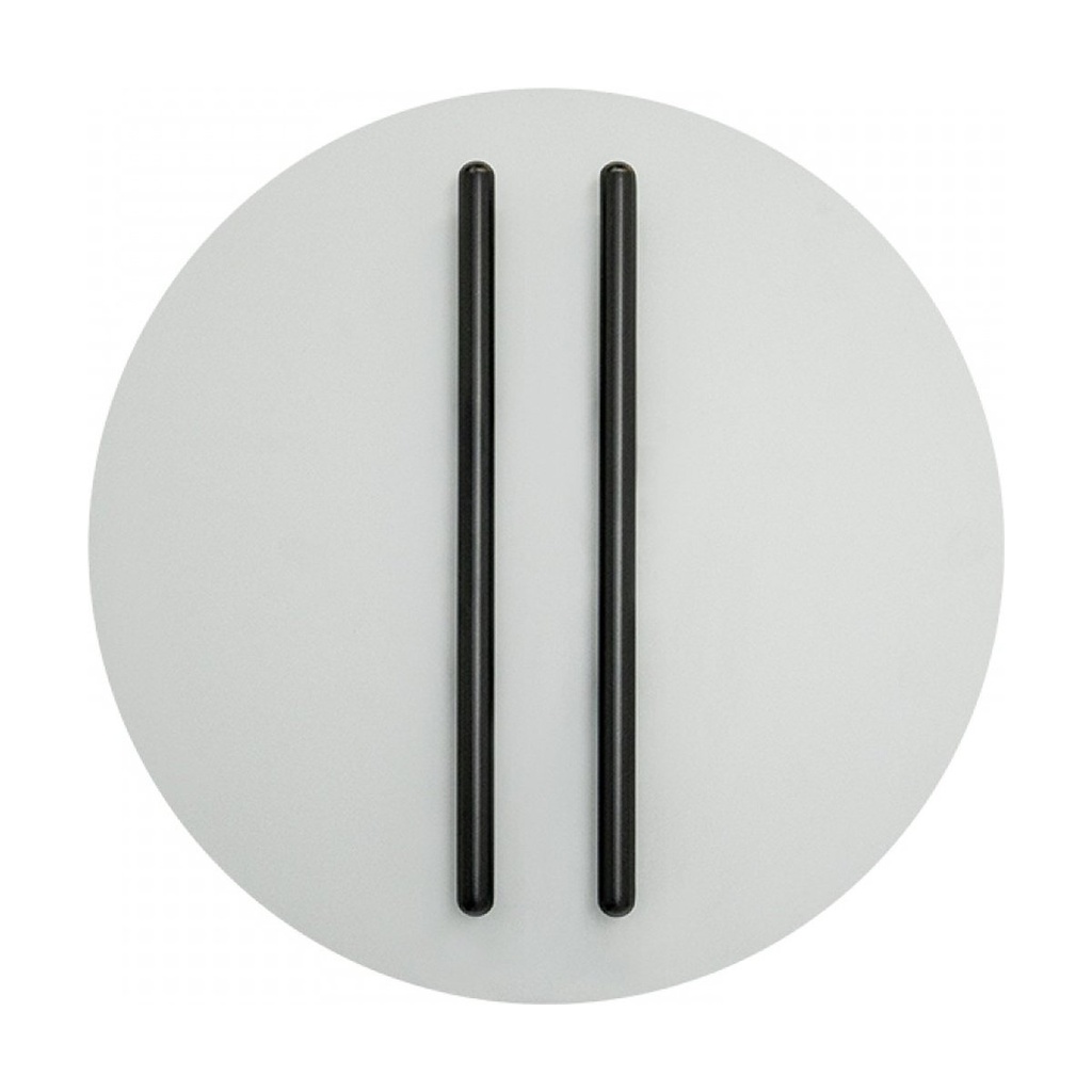 WALL LED LIGHT 13W 3000K TRIAC BLACK MATT STICK - SANDY GREY BASE