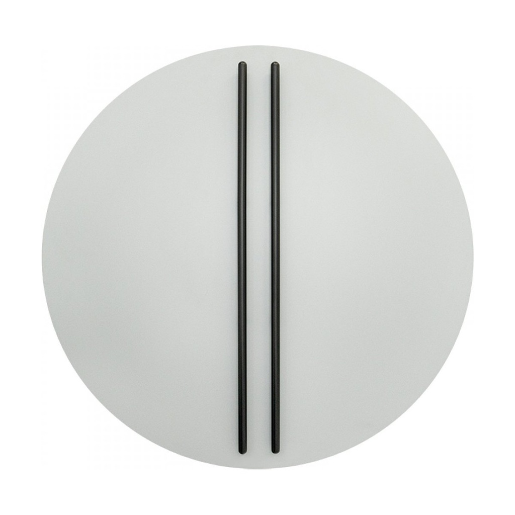 WALL LED LIGHT 30W 3000K TRIAC BLACK MATT STICK - SANDY GREY BASE