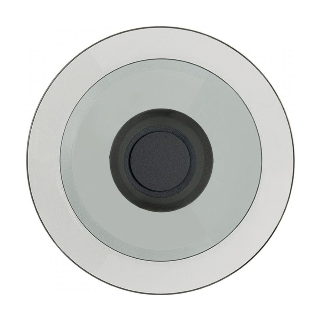 WALL LED LIGHT 10W 3000K SANDY BLACK - SMOKED GLASS