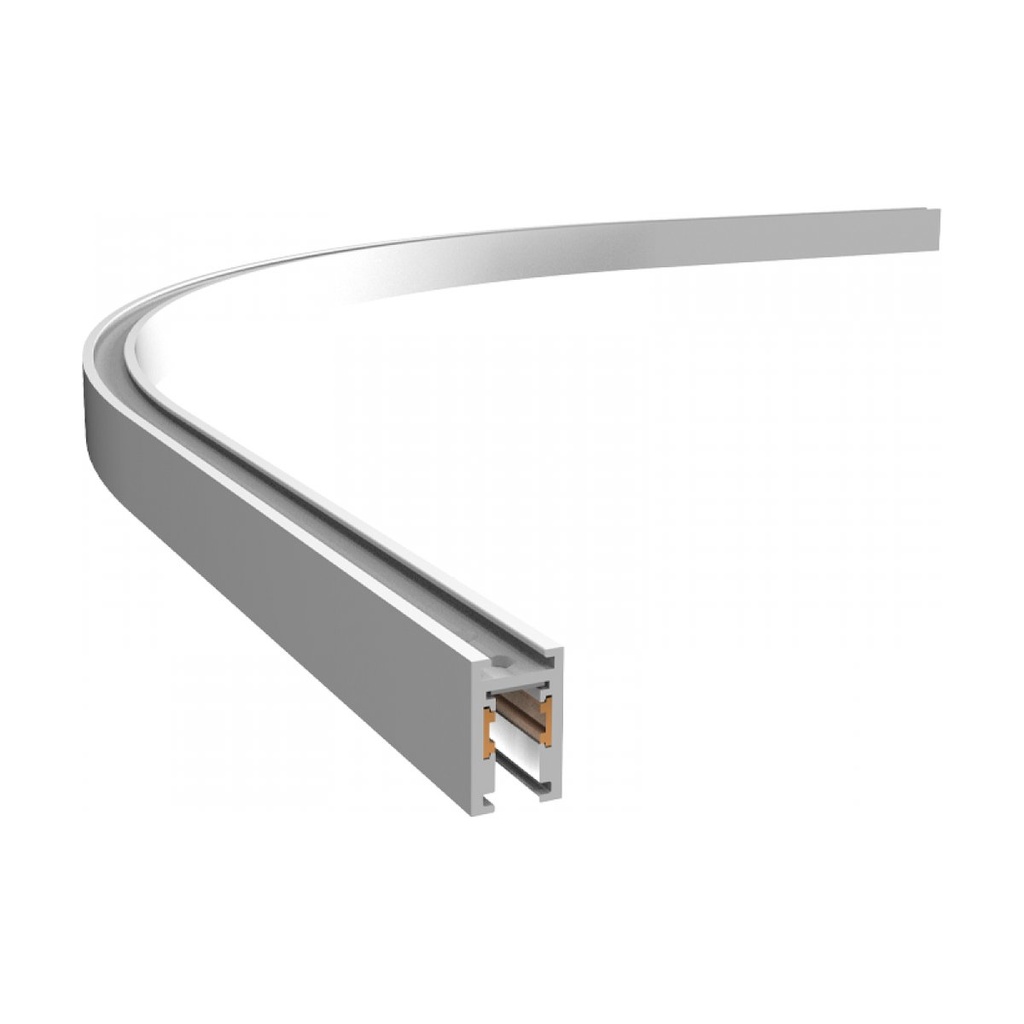 SURFACE - PENDANT 5MM MAGNETIC CURVED TRACK D:600 WHITE ALUMINIUM
