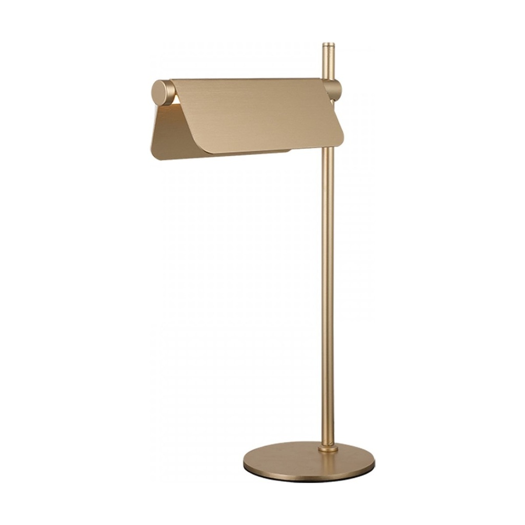 TABLE LED LIGHT 7W 3000K BRUSHED GOLD MOVABLE LIGHT DEFLECTORS 