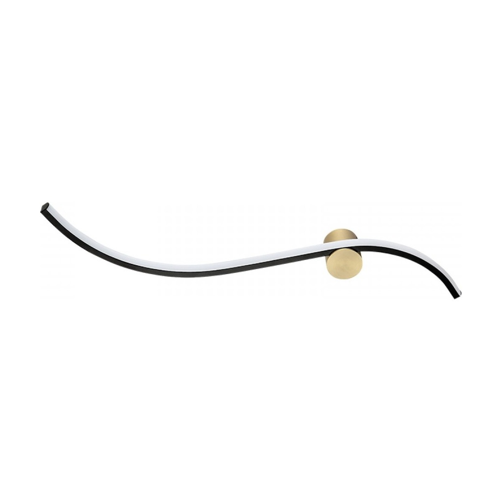 WALL LED LIGHT 14W 3000K SANDY BLACK MATT - GOLD MATT