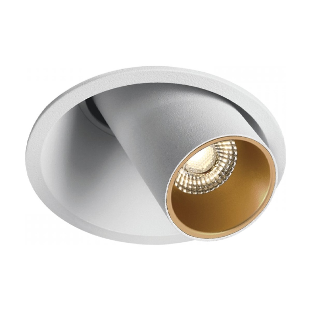 RECESSED LED SPOT 9W 2700K-4000K SANDY WHITE-GOLD RING
