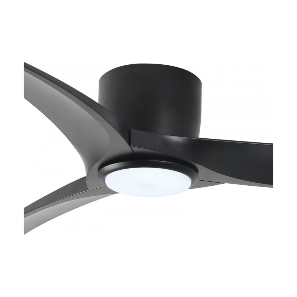 LIGHT KIT FOR CEILING FAN 25395 LED 18W 3000K-4000K-6000K BLACK-OPAL POLYCARBONATE