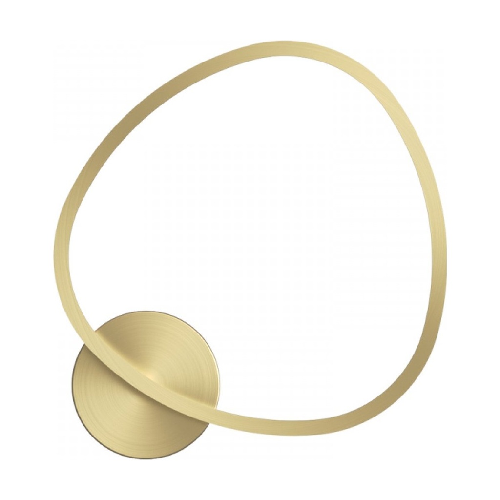 WALL LED LIGHT 26W 3000K BRUSHED GOLD METAL - ALUMINIUM - ACRYLIC
