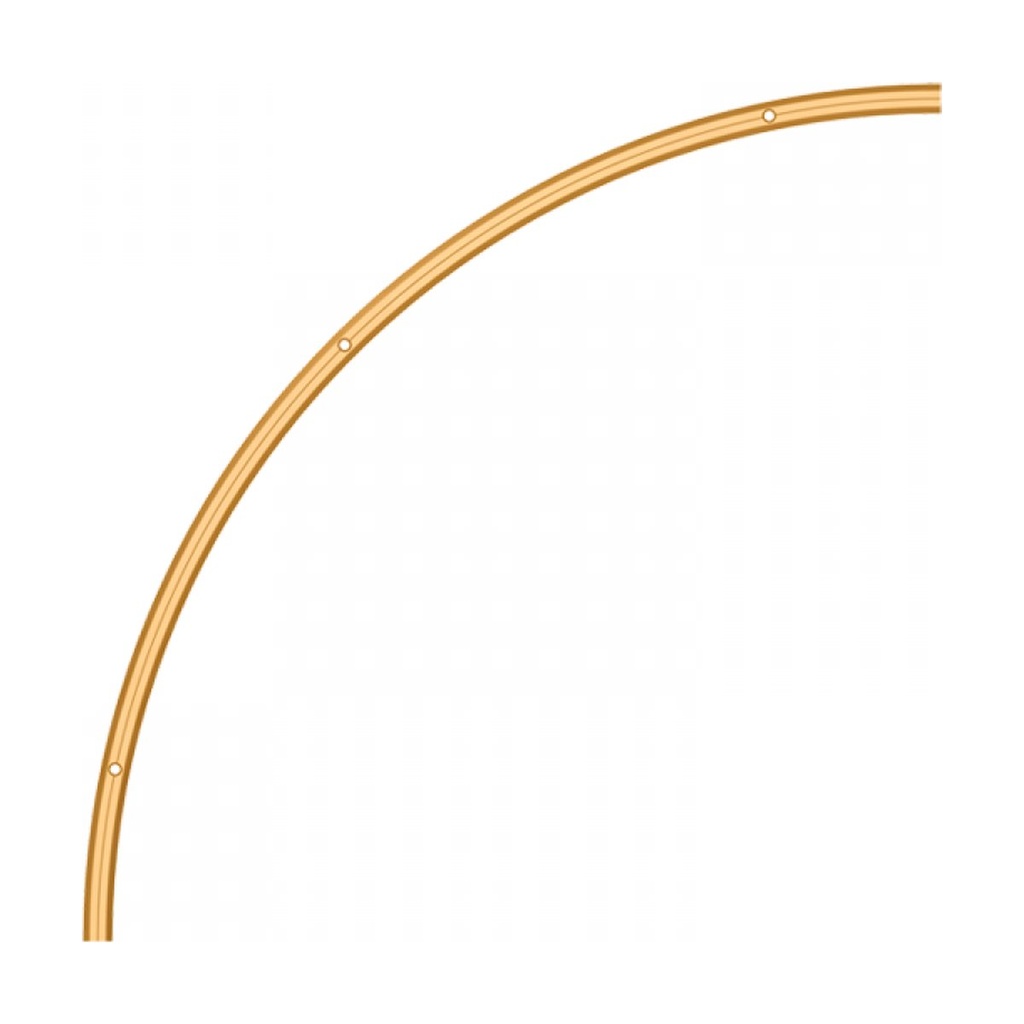 SURFACE MAGNETIC CURVED TRACK 6MM D:600 ANTIQUE BRASS