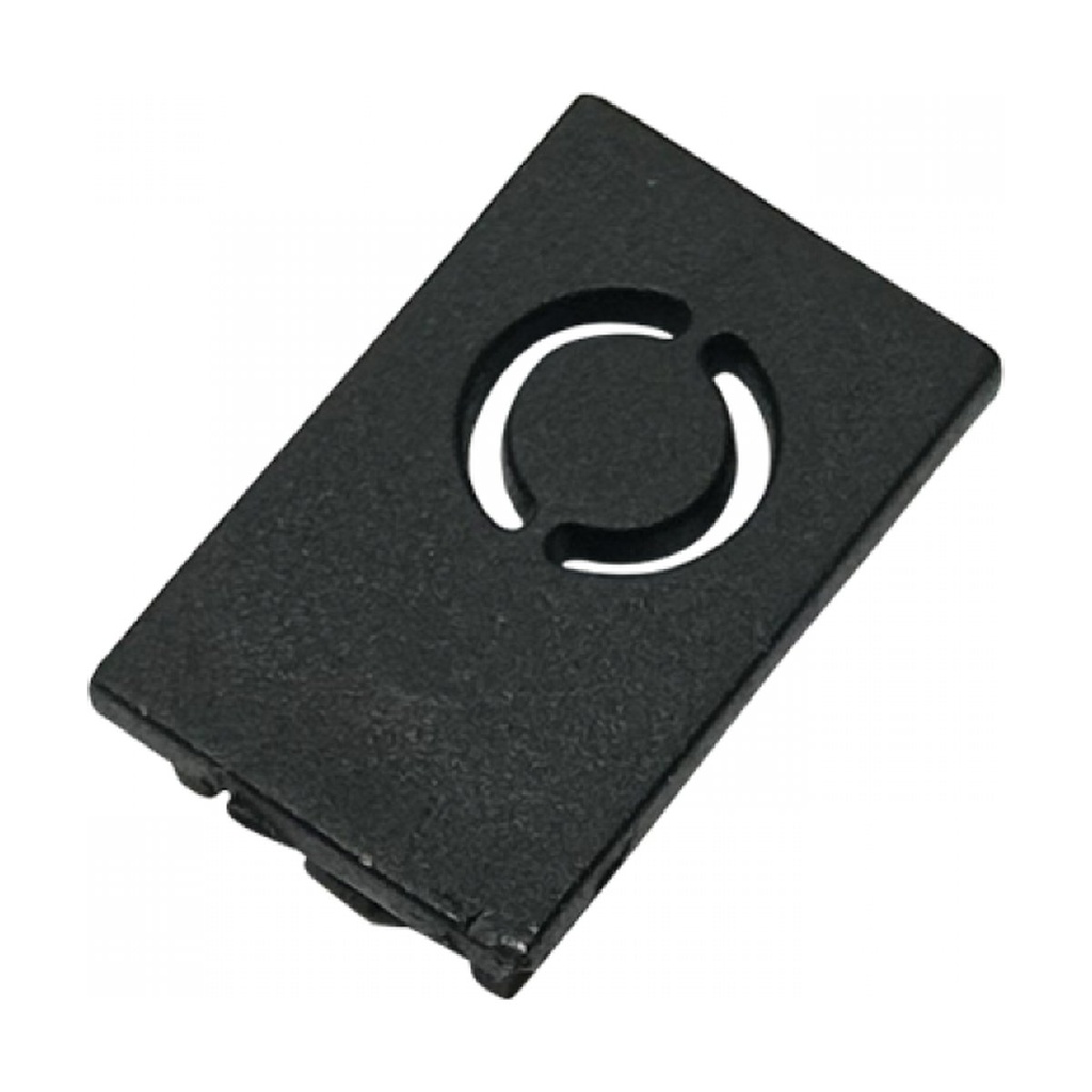 END CAP FOR MAGNETIC TRIMLESS TRACK 3MM BLACK 