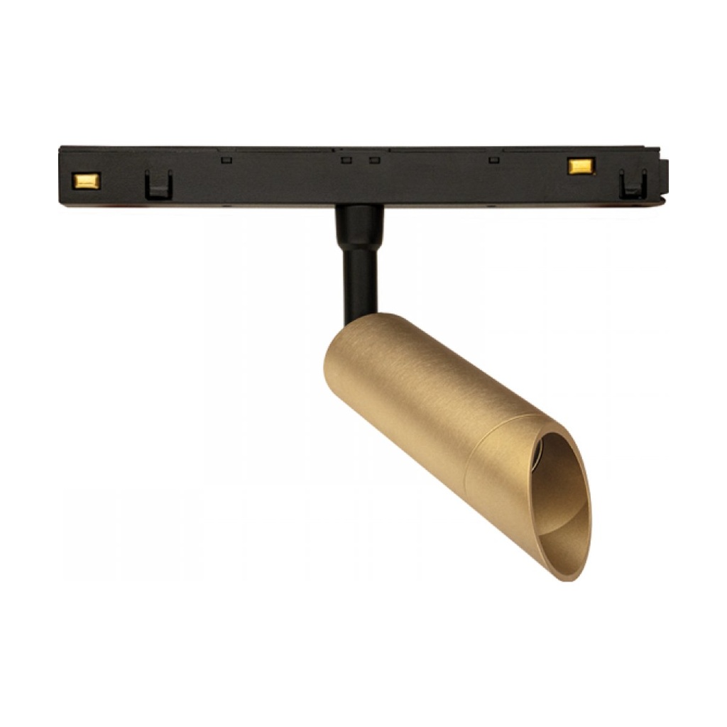 MAGNETIC SPOT 6W 2700Κ-4000K 3000K DALI, GOLDEN BRASS 