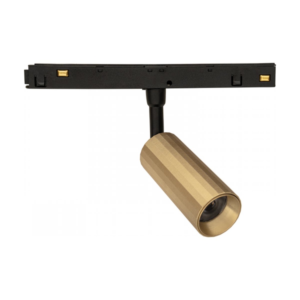 MAGNETIC SPOT 6W 2700Κ-4000K 3000K DALI, GOLDEN BRASS 
