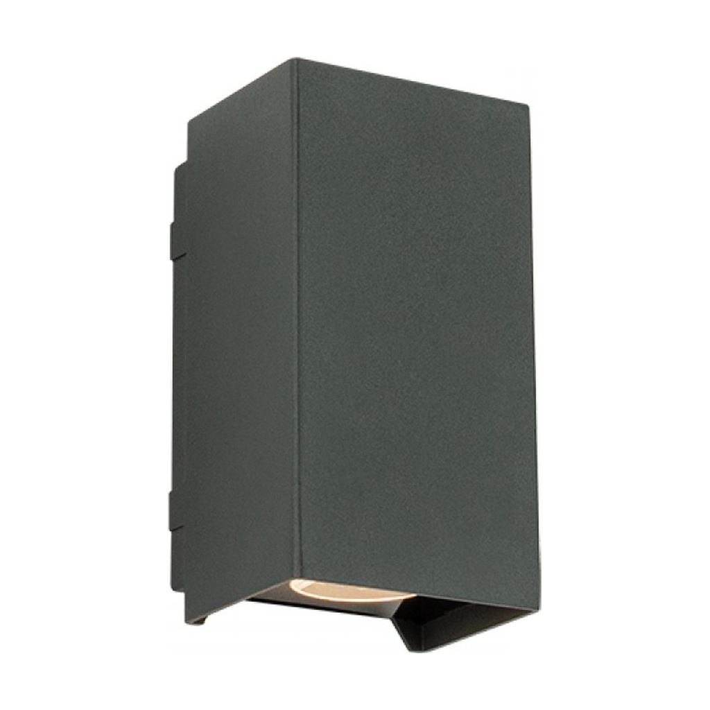 OUTDOOR WALL LED UP-DOWN LIGHT 2*3W 3000K GRAPHITE ALUMINIUM IP65 