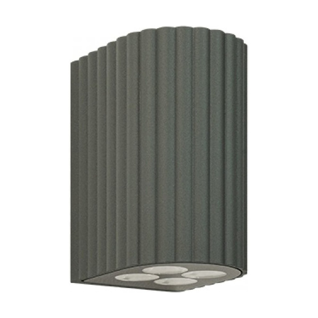 OUTDOOR WALL LED LIGHT 4x1W 3000K GRAPHITE ALUMINIUM IP54 