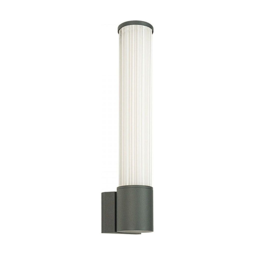 OUTDOOR WALL LED LIGHT 12W 3000K GRAPHITE ALUMINIUM - GLASS - ACRYLIC  IP54 