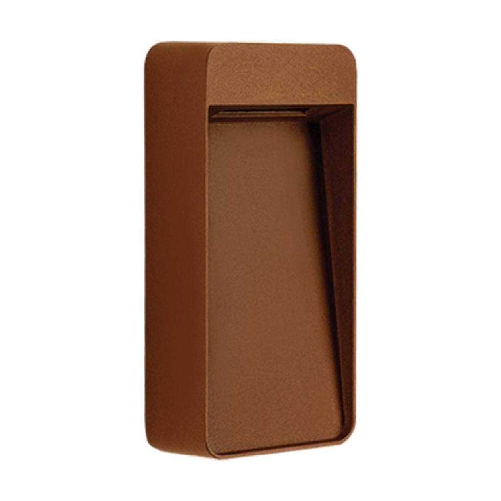 OUTDOOR STEP LED LIGHT 6W 3000K ALUMINIUM BROWN IP65