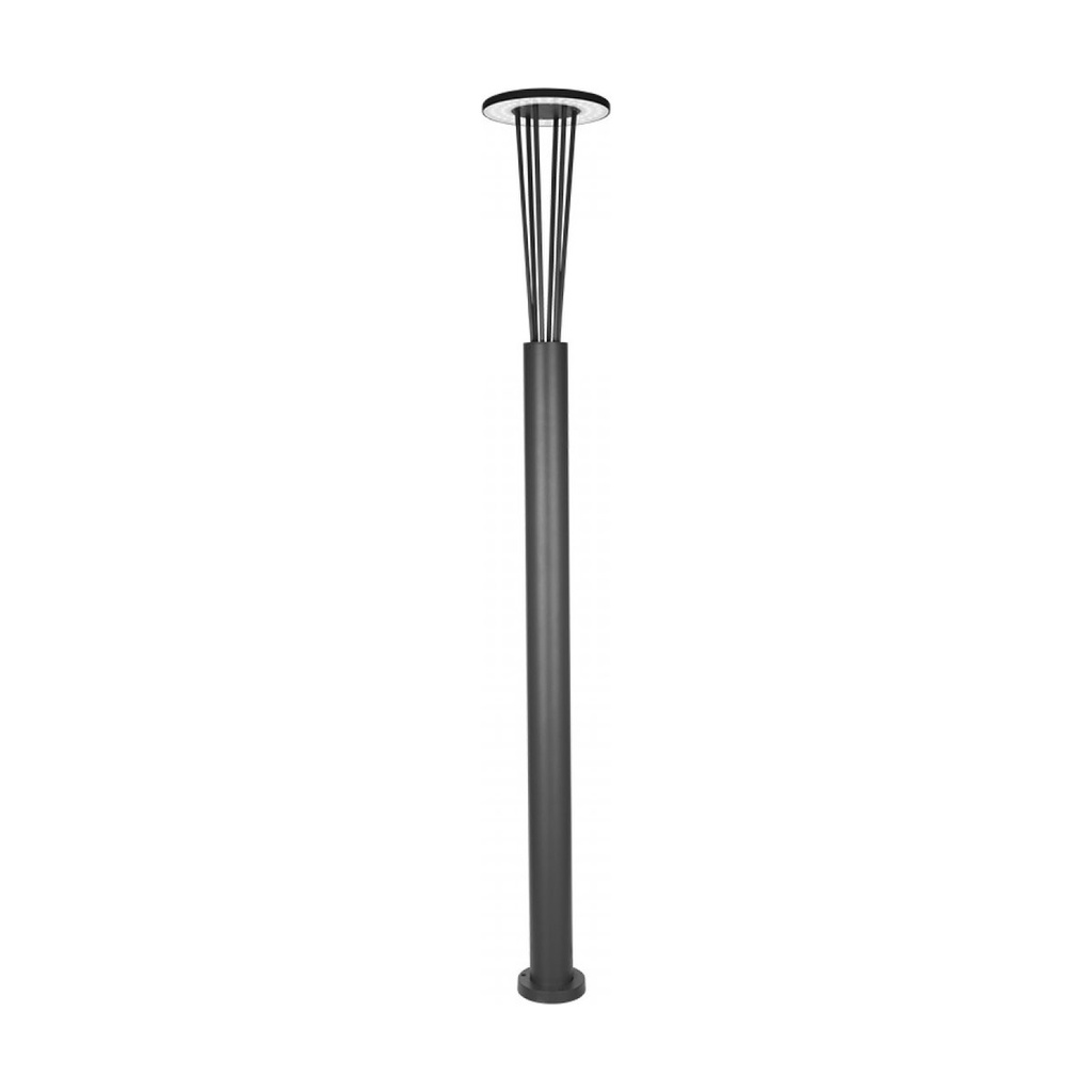 OUTDOOR LAMP POST LED LIGHT 15.5W 3000K GRAPHITE ALUMINIUM IP65
