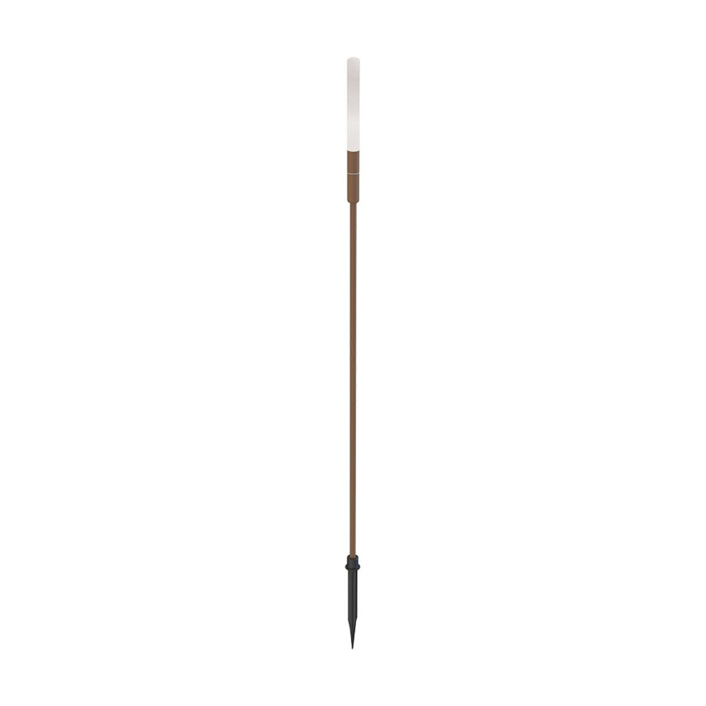 OUTDOOR SPIKE LED LIGHT 1.5W-24V 3000K BROWN ALUMINIUM - FROSTED ACRYLIC IP65