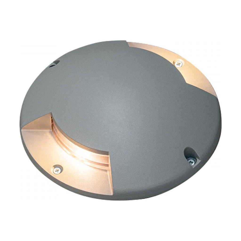 OUTDOOR SURFACE LED GROUND LIGHT 5W 3000K GREY ALUMINIUM IP67 