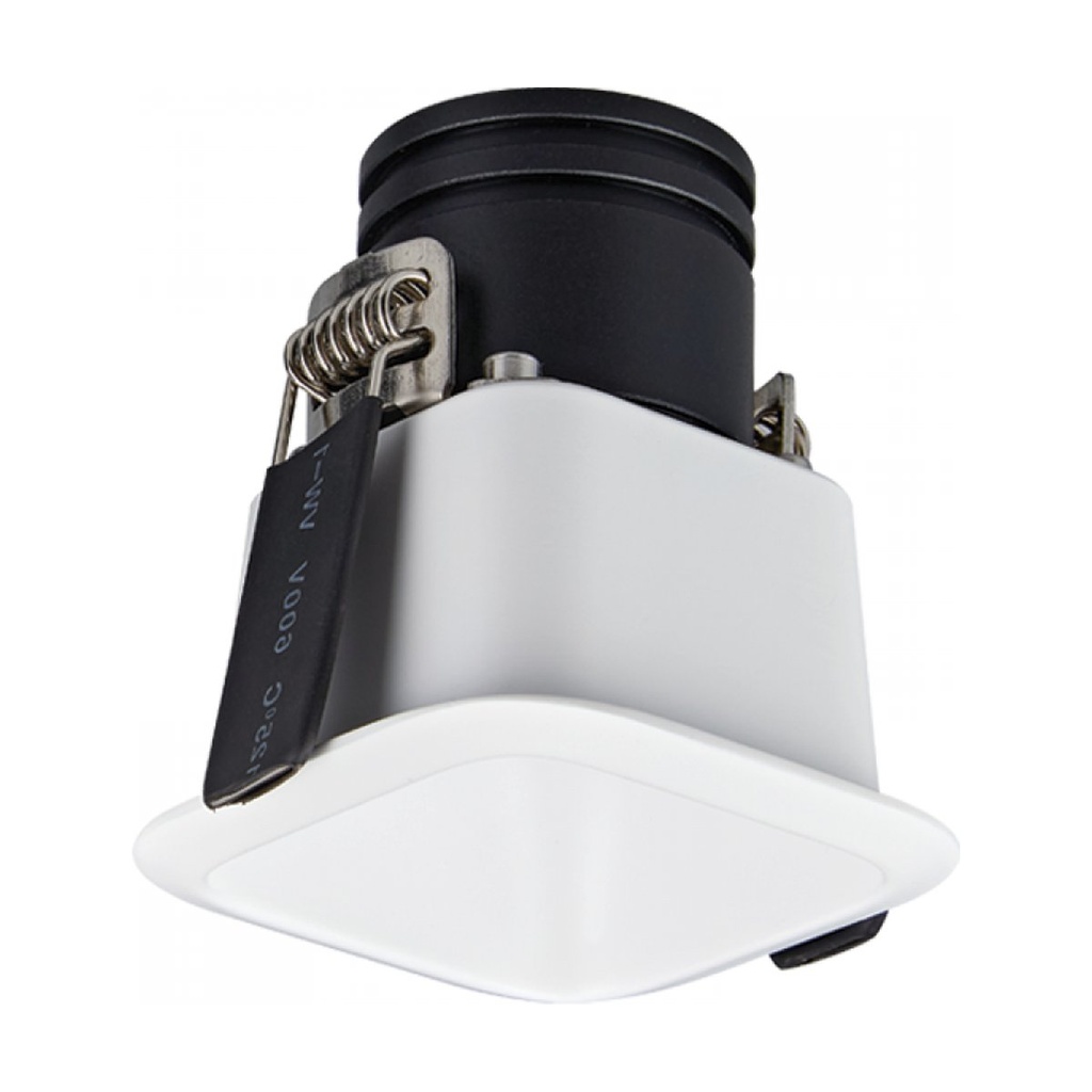 RECESSED SQUARE LED SPOT 7W 3000K IP54 SANDY WHITE