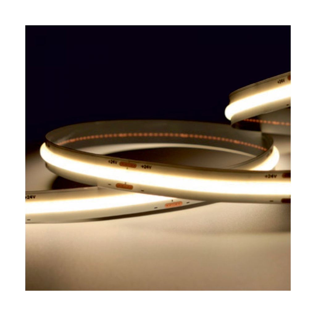 LED STRIP COB WELDLESS 24V 8W/m 320 LEDs/m 3000K IP20
