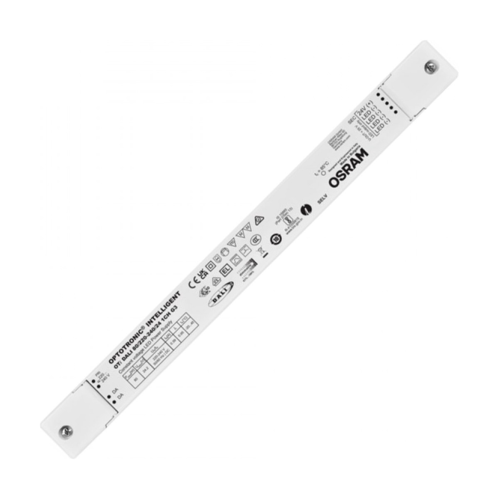 DRIVER PUSH BUTTON-DALI2 1 CHANNEL 80W 24V OSRAM