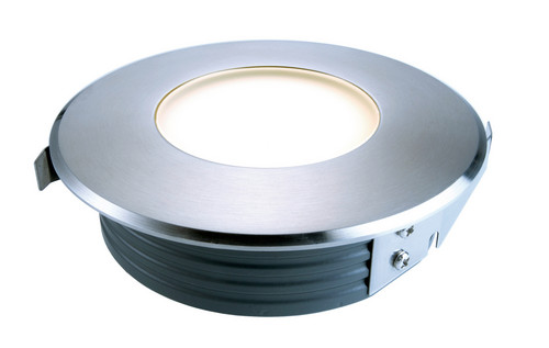 Recessed floor light - Flat 230V 100MM - 1.3W -  3000K - silver