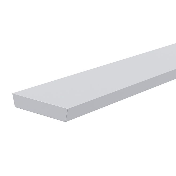 Deko-Light, Profile cover, Cover I-03-15, PMMA, Satinised 40% transmission, Length: 2000 mm, Width: 21.6 mm, Height: 4 mm