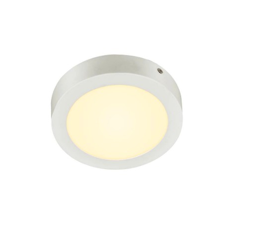 SENSER 18, plafonnier apparent LED indoor, rond, blanc, 3000 K