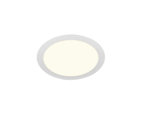 SENSER 24 DL, plafonnier encastré à LED indoor rond blanc 4000 K
