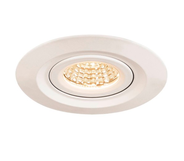 Plafonnier encastré outdoor KINI, LED, 3000 K, blanc, 60°, IP 65