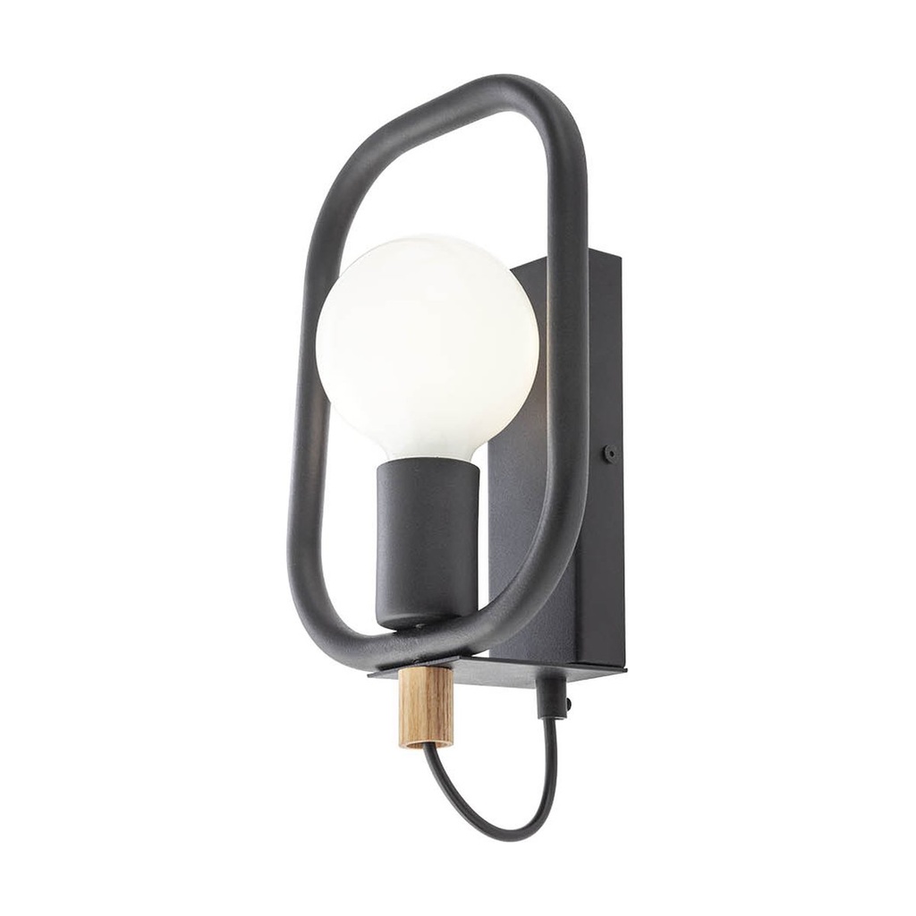 AERIS AP 1x42W E27  BK (5.1.1)