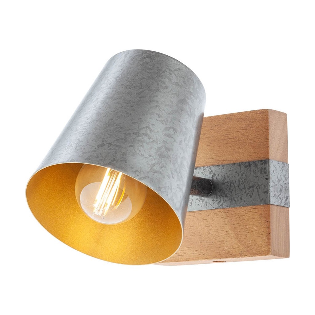 OAKER AP/PL  1X28W E14 ANTIQUE SILVER(5.1.1)