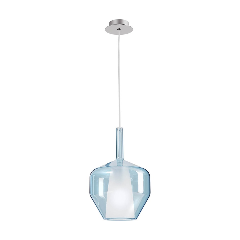 TRESOR SU E27*1 D200*H300 BLUE/CHROME(5.1.1)