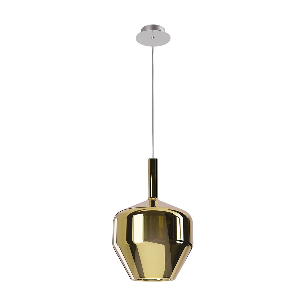 TRESOR SU E27*1 D200*H300 GOLD/CHROME (5.1.1)