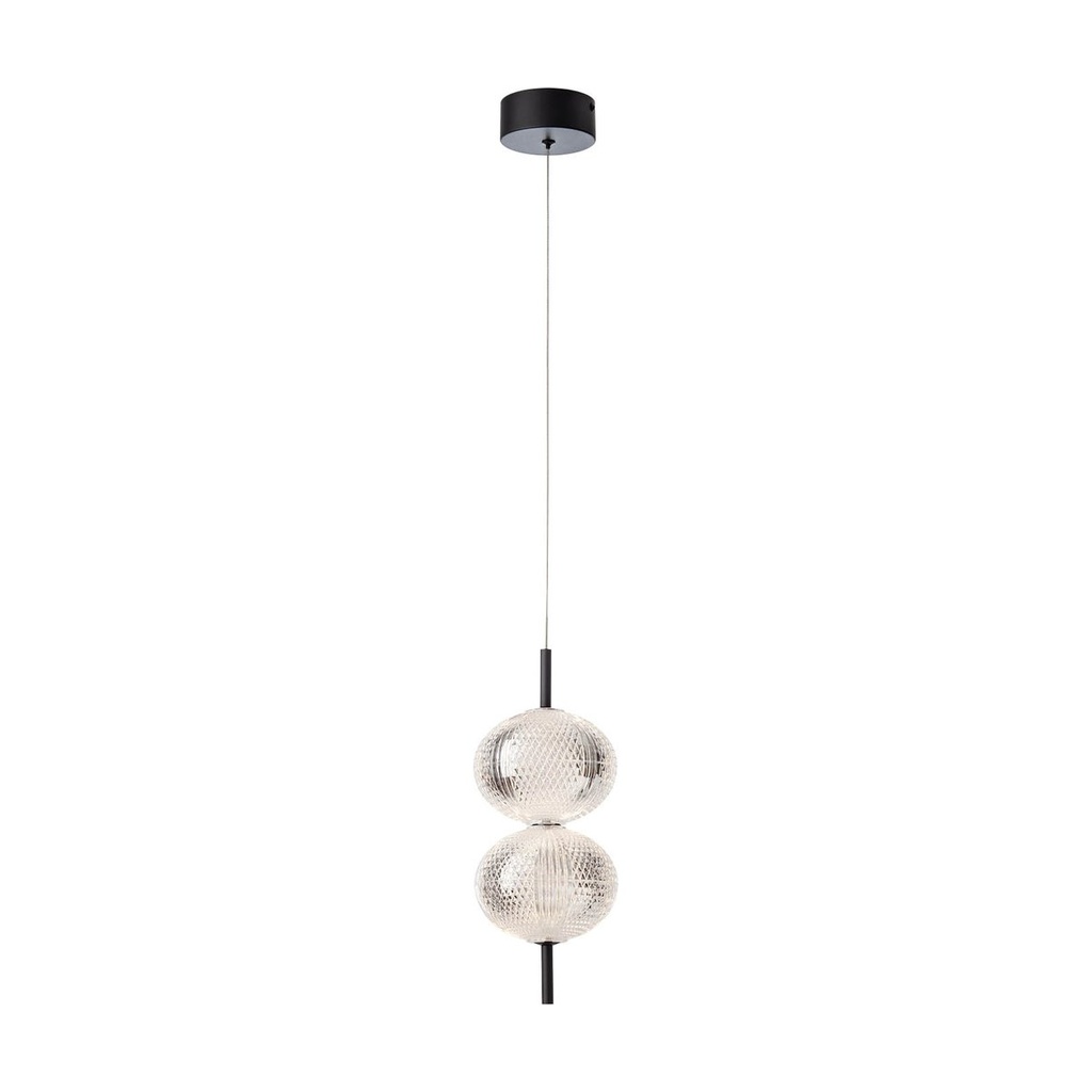 VENTURA SU LED 2X12W 3000K BK(5.1.2)