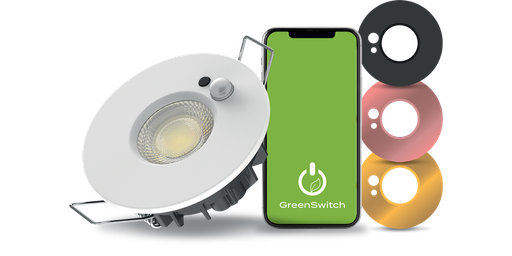 [W4L1033880] Downlight HORACE-MG • 10W • CCT • IP65 • RE2020 • Détection IR GREENSWITCH • BLANC