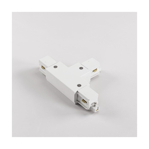 [W4L1040700] Connecteur en T Gauche 1 • Blanc • Rail Mini Monophasé