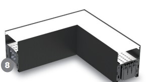 [W4L1040782] Connexion en «L» pour linéaire 600, 1200 et 1500 mm