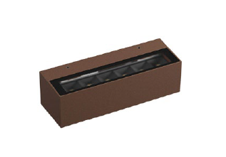 [W4L1040937] 90928APPLIQUE AROOS CORTEN - 14.5W - 3000K - 1800lm/957lm - ON/OFF - 3 ANS